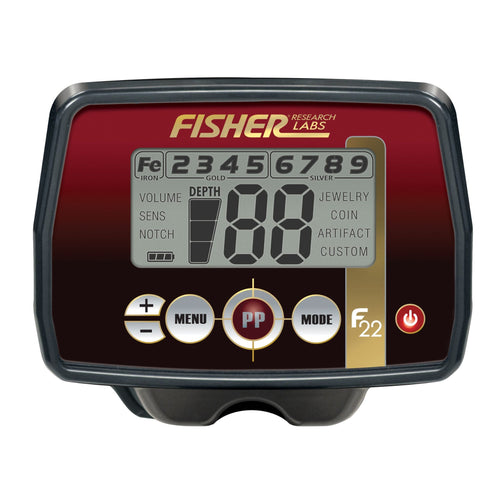 Fisher F22 Weatherproof Metal Detector