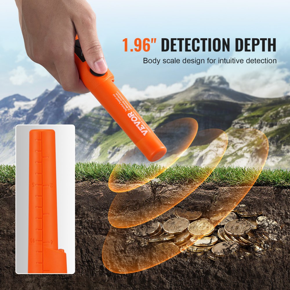 Metal Detector Pinpointer, Partial Waterproof Handheld Pin Pointer Wand