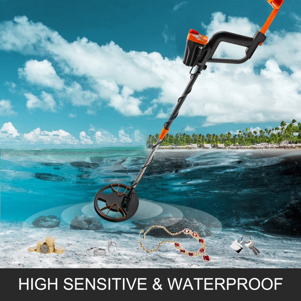 Waterproof Disc Metal detectors Underwater Underground high Accuracy LCD Display Metal Detector