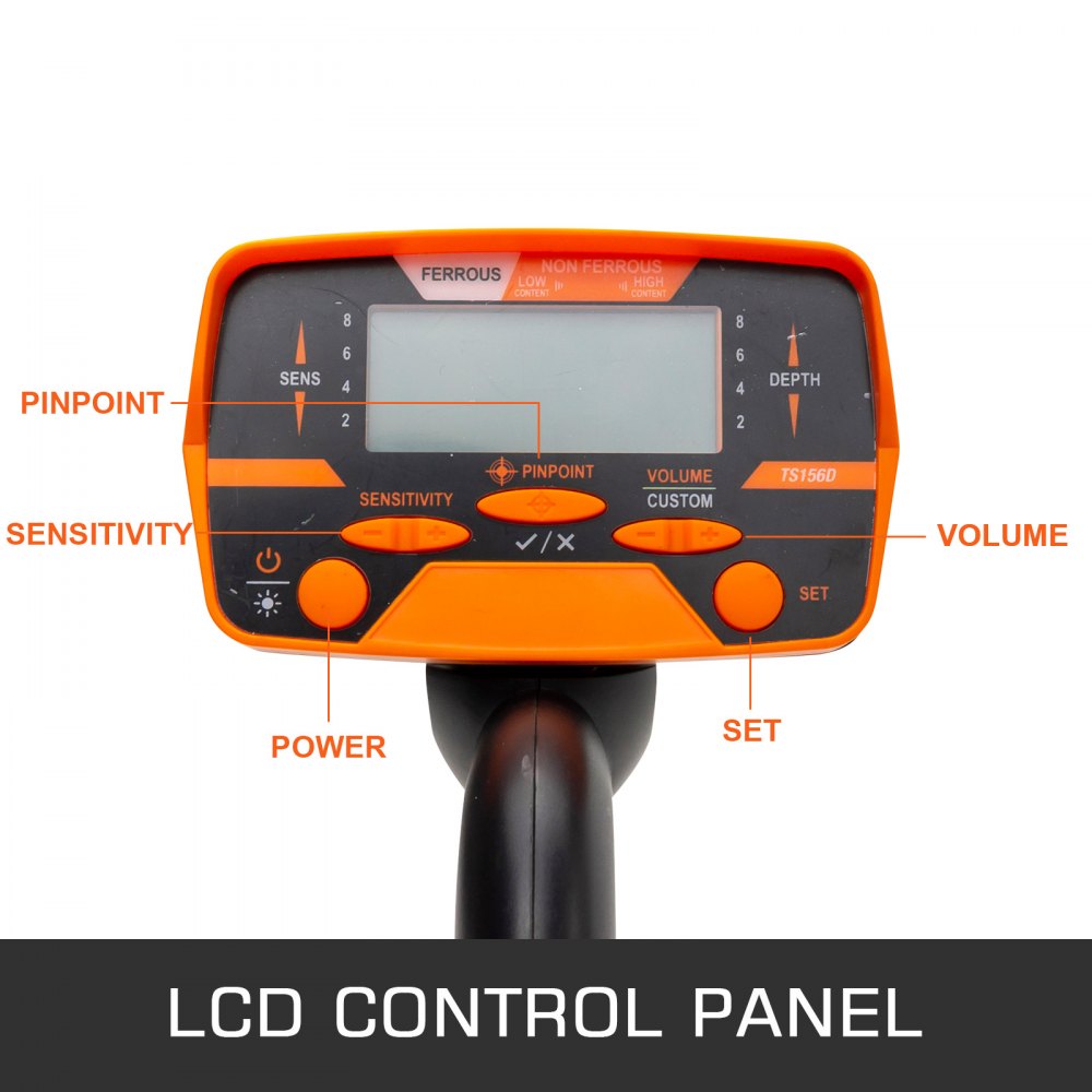 Waterproof Disc Metal detectors Underwater Underground high Accuracy LCD Display Metal Detector