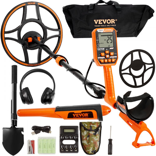 Waterproof Metal Detector, Professional Rechargeable Gold Detector for Detecting Gold Treasure Hunting