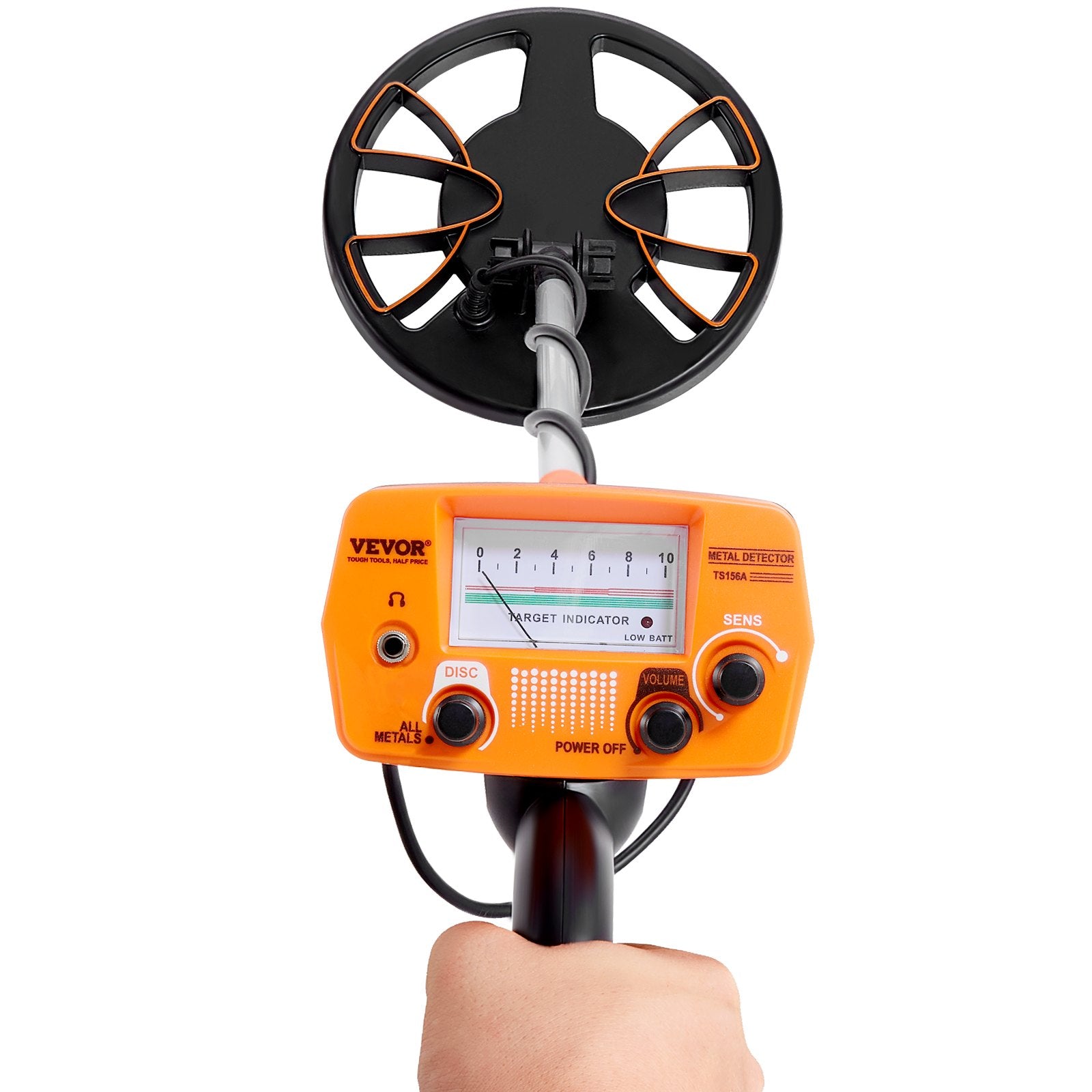 Metal Detector for Adults & Kids, 8 Inch Waterproof Search Coil with High Accuracy Pointer Display