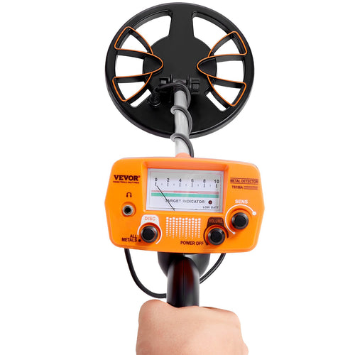 Metal Detector for Adults & Kids, 8 Inch Waterproof Search Coil with High Accuracy Pointer Display