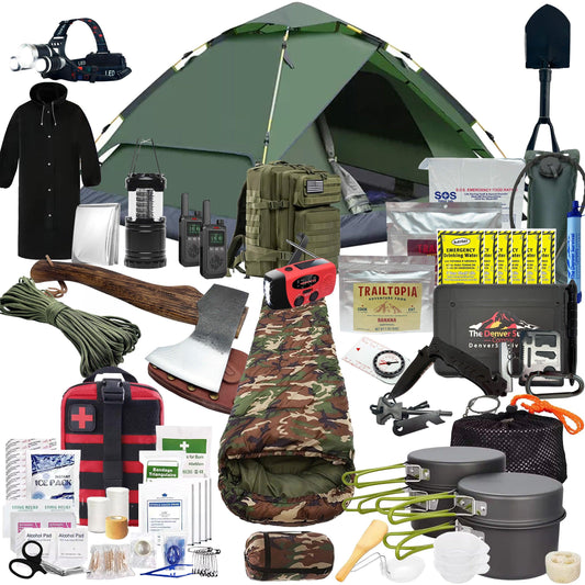 1 Person 72 Hour Survival Bags with Survival Backpack