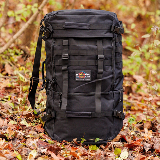 Black 60L Military Tactical Molle Backpack