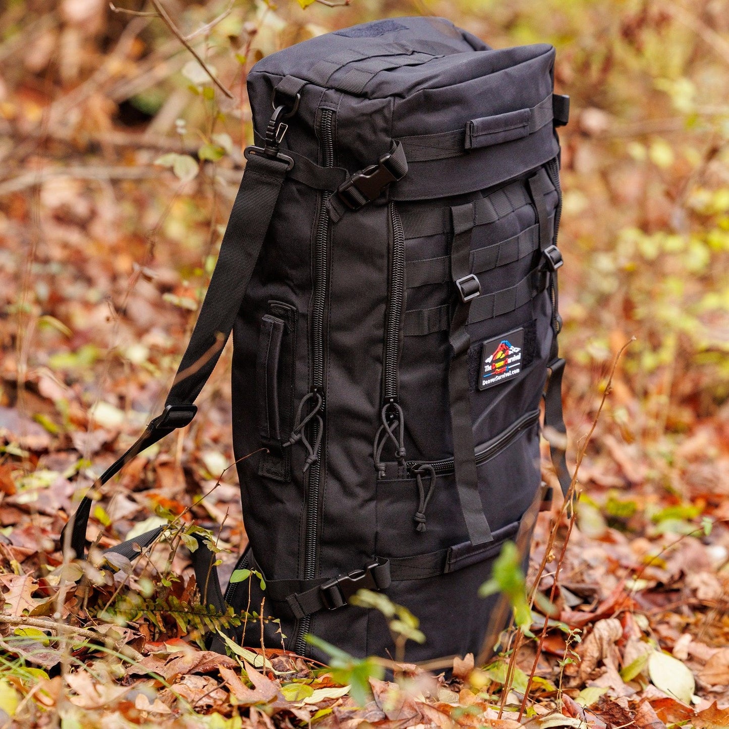 Black 60L Military Tactical Molle Backpack