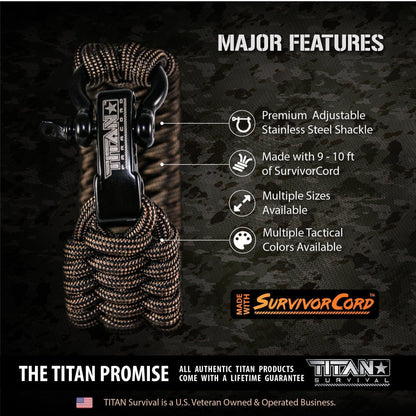 SurvivorCord Paracord Survival Bracelets
