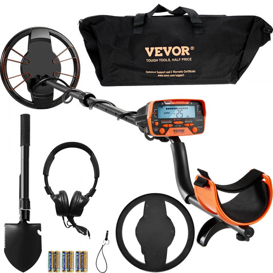 Metal Detector for Adults & Kids, 10 Inch Waterproof Search Coil with LCD Display 7 Modes