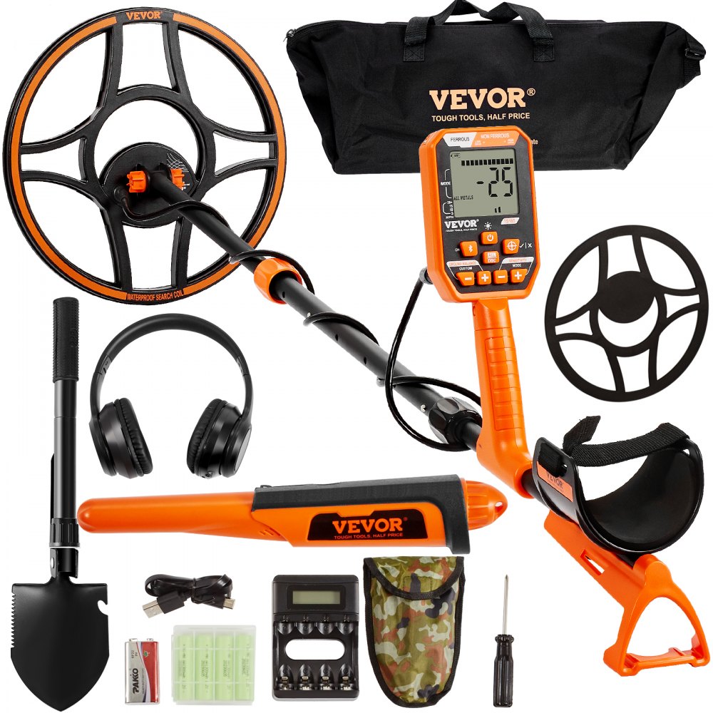Waterproof Metal Detector, Professional Rechargeable Gold Detector for Detecting Gold Treasure Hunting