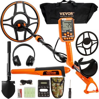 Waterproof Metal Detector, Professional Rechargeable Gold Detector for Detecting Gold Treasure Hunting